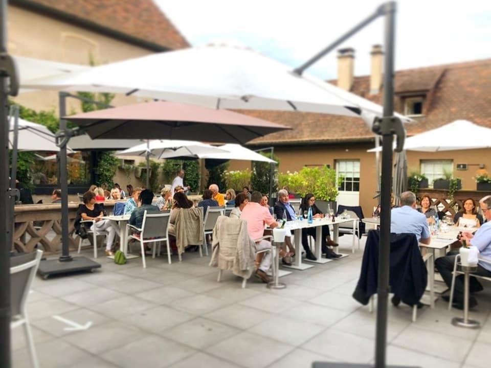 Hotel Restaurant L'Orchidee Ensisheim Bagian luar foto