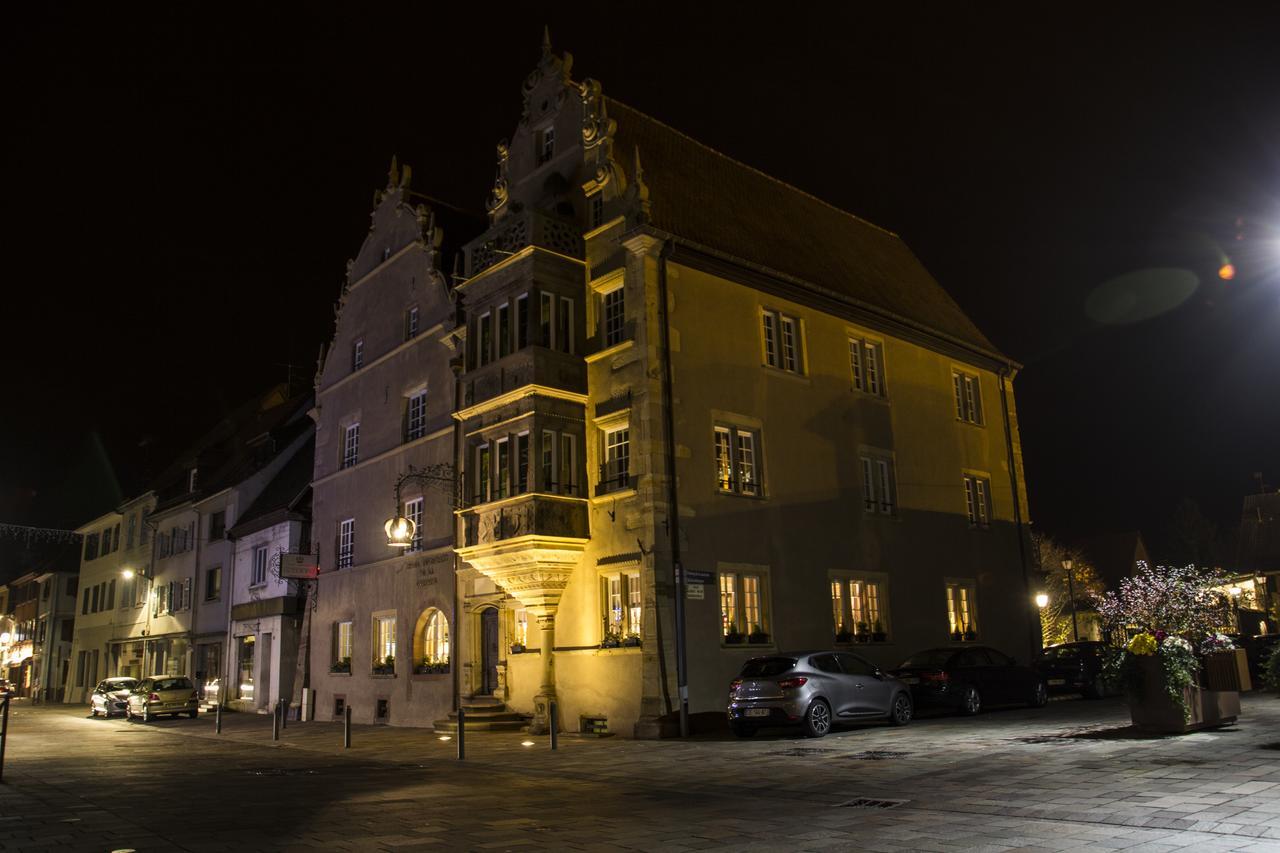 Hotel Restaurant L'Orchidee Ensisheim Bagian luar foto