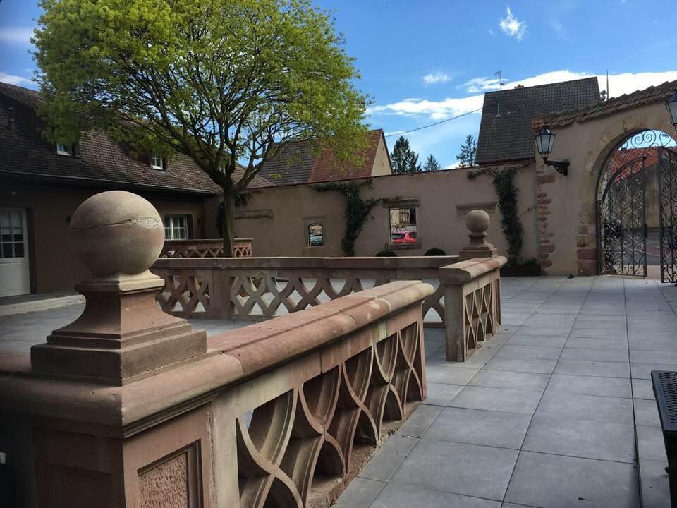 Hotel Restaurant L'Orchidee Ensisheim Bagian luar foto